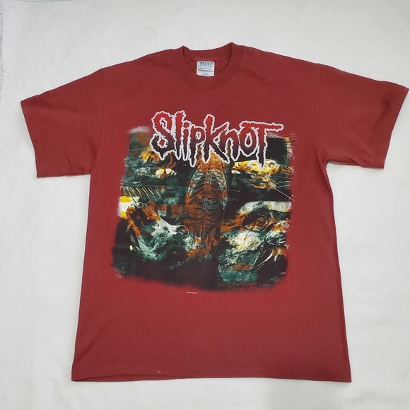 Vintage Slipknot 2001 Iowa T-Shirt Double-sided Large